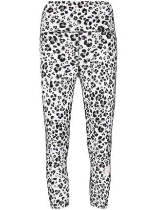 adidas stella mccartney leopard leggings