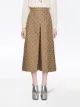 Gucci GG damier jacquard culottes