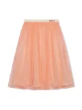 Gucci Kids Maison de L'Amour organza skirt - Pink