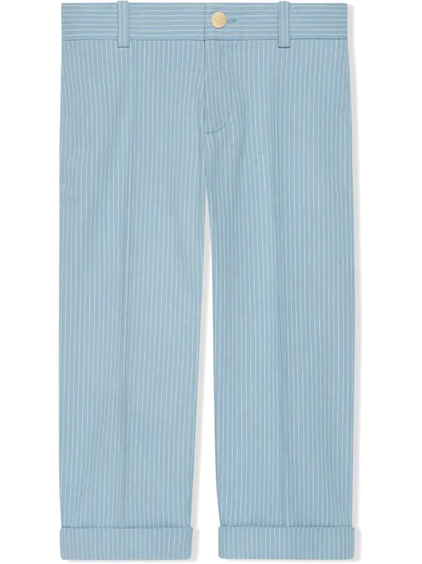 smart striped trousers