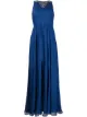 Image 1 of Matthew Williamson bead-embellished neck evening dress