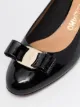 Salvatore Ferragamo bow detail pumps