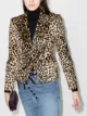 Image 2 of TOM FORD leopard-print single-breasted blazer