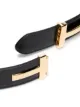 TOM FORD cinturón con broche de doble T