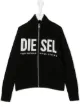 Image 1 of Diesel Kids intarsia-knit high neck jumper