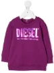 Image 1 of Diesel Kids logo print sweatshirt