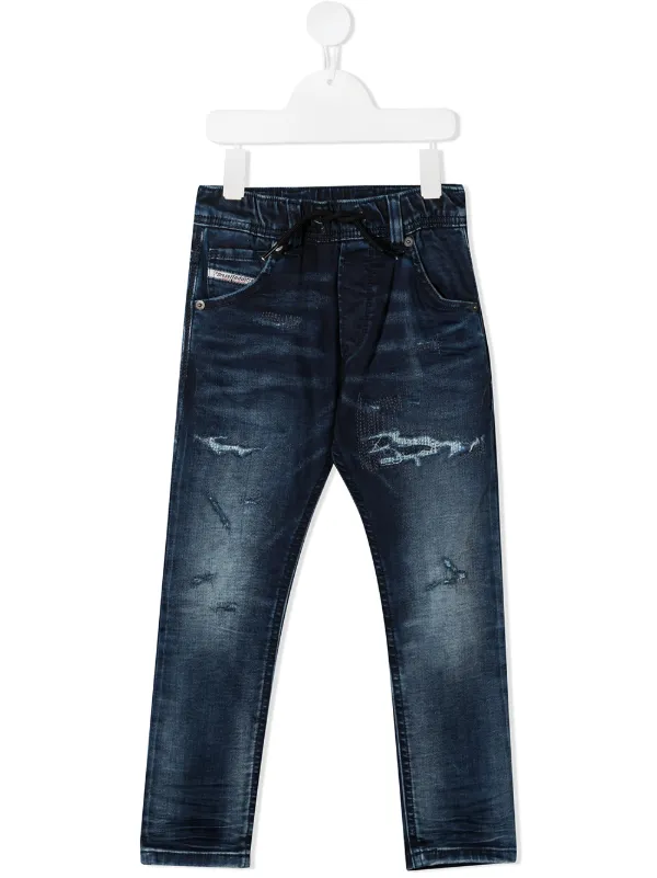 ripped diesel jeans
