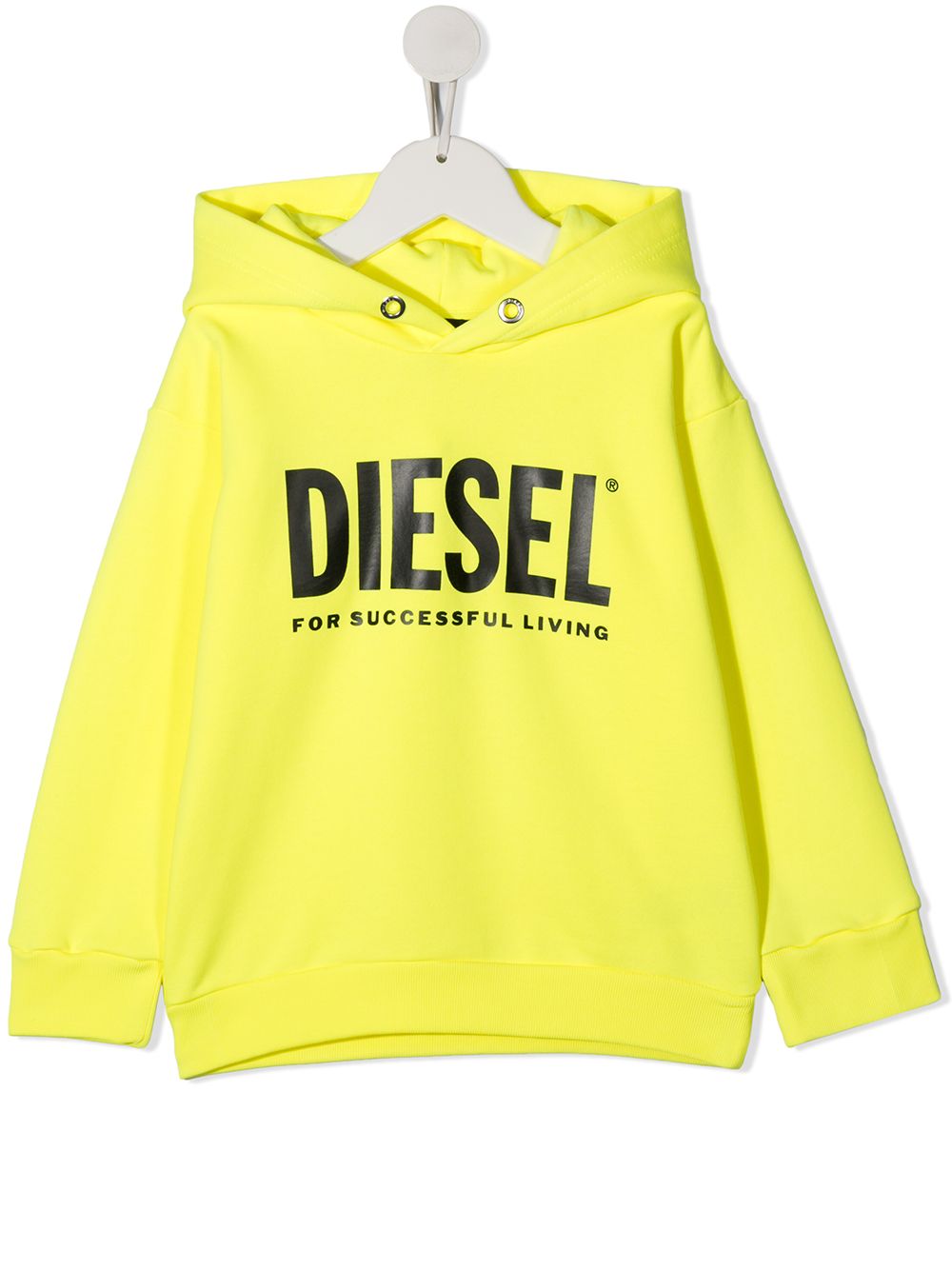 фото Diesel kids толстовка с капюшоном и логотипом