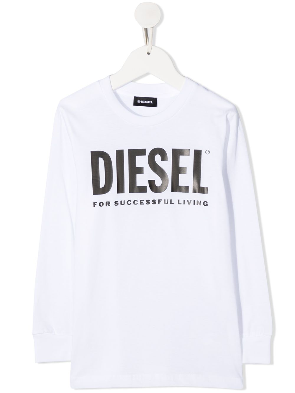 фото Diesel kids толстовка с круглым вырезом и логотипом