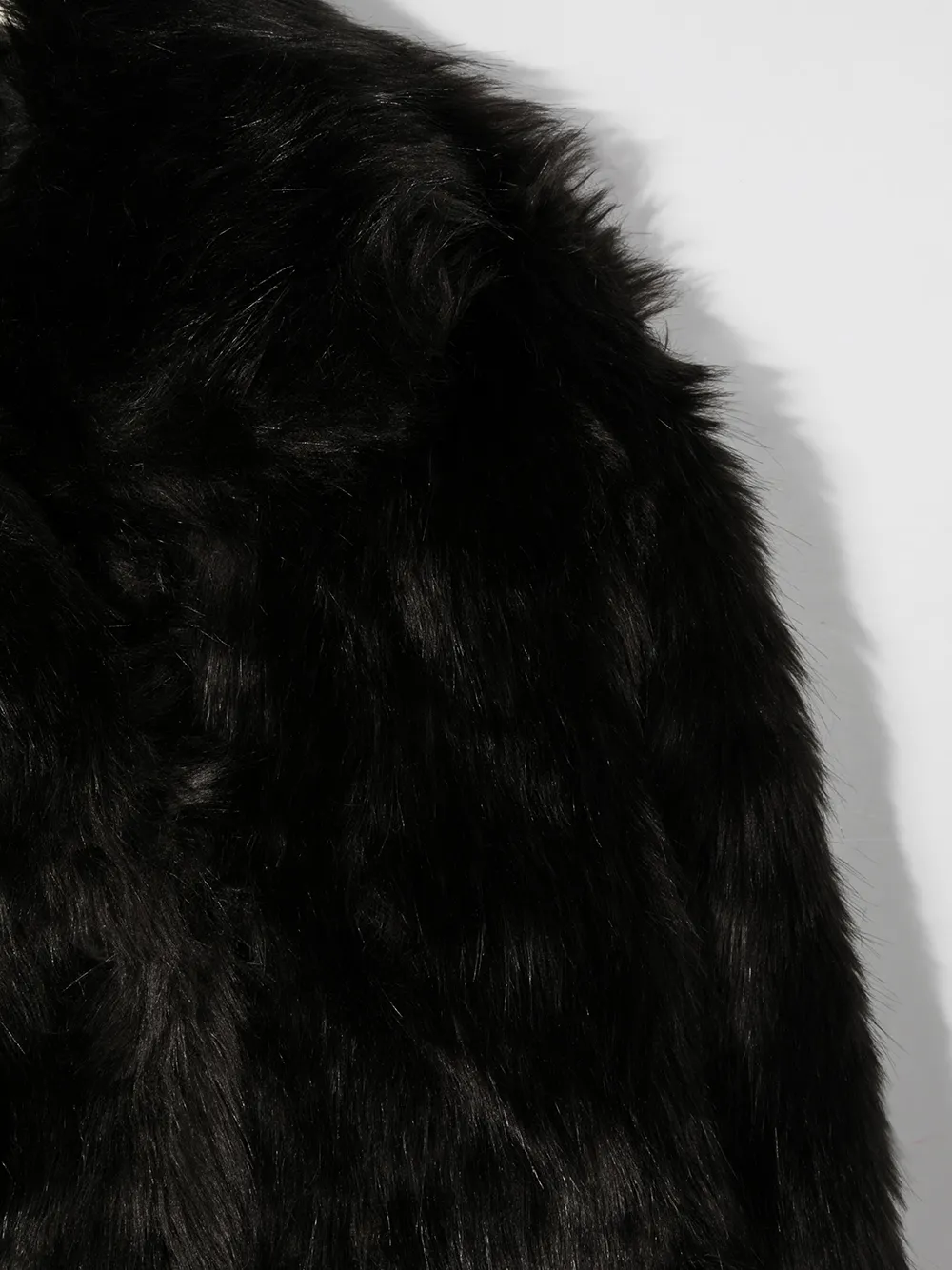 фото Diesel kids двубортное пальто с отделкой из искусственного меха