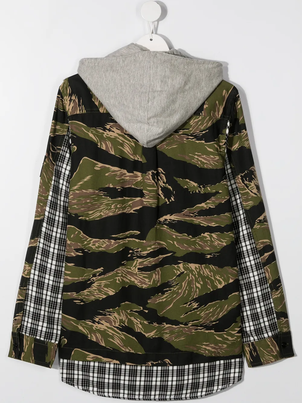 фото Diesel kids рубашка с капюшоном и принтом