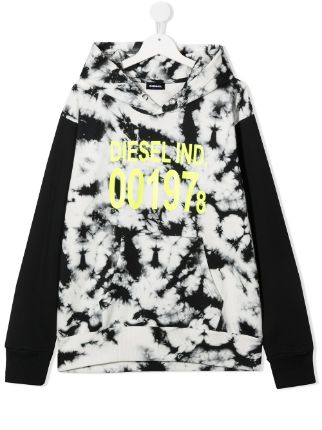 Diesel Kids TEEN tie-dye Hoodie - Farfetch