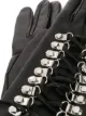 Manokhi textured lace-up detail gloves