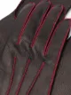 Manokhi long stitch detail gloves