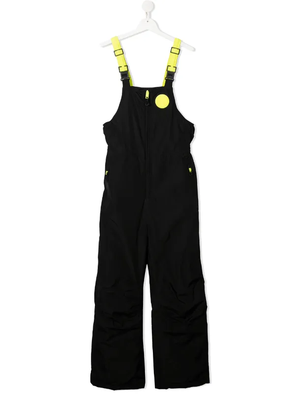 black straight leg dungarees