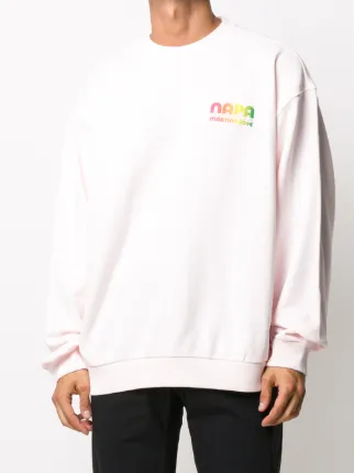 slogan print sweater展示图