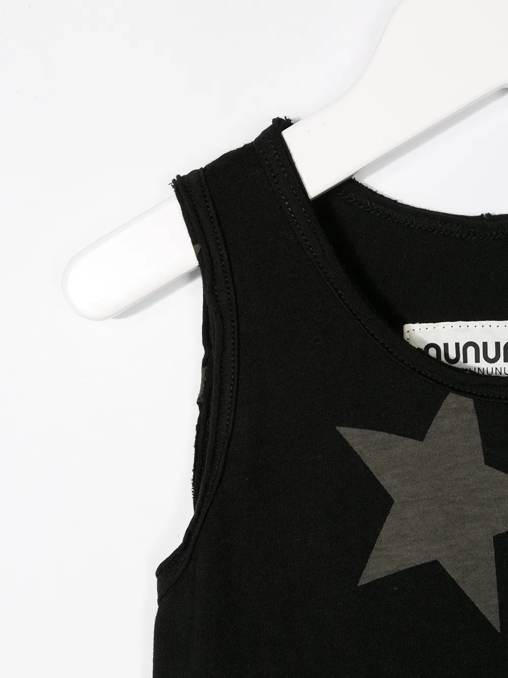 Nununu Tanktop met sterprint Zwart
