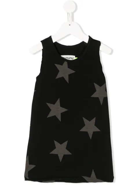 Nununu camiseta con motivo de estrellas