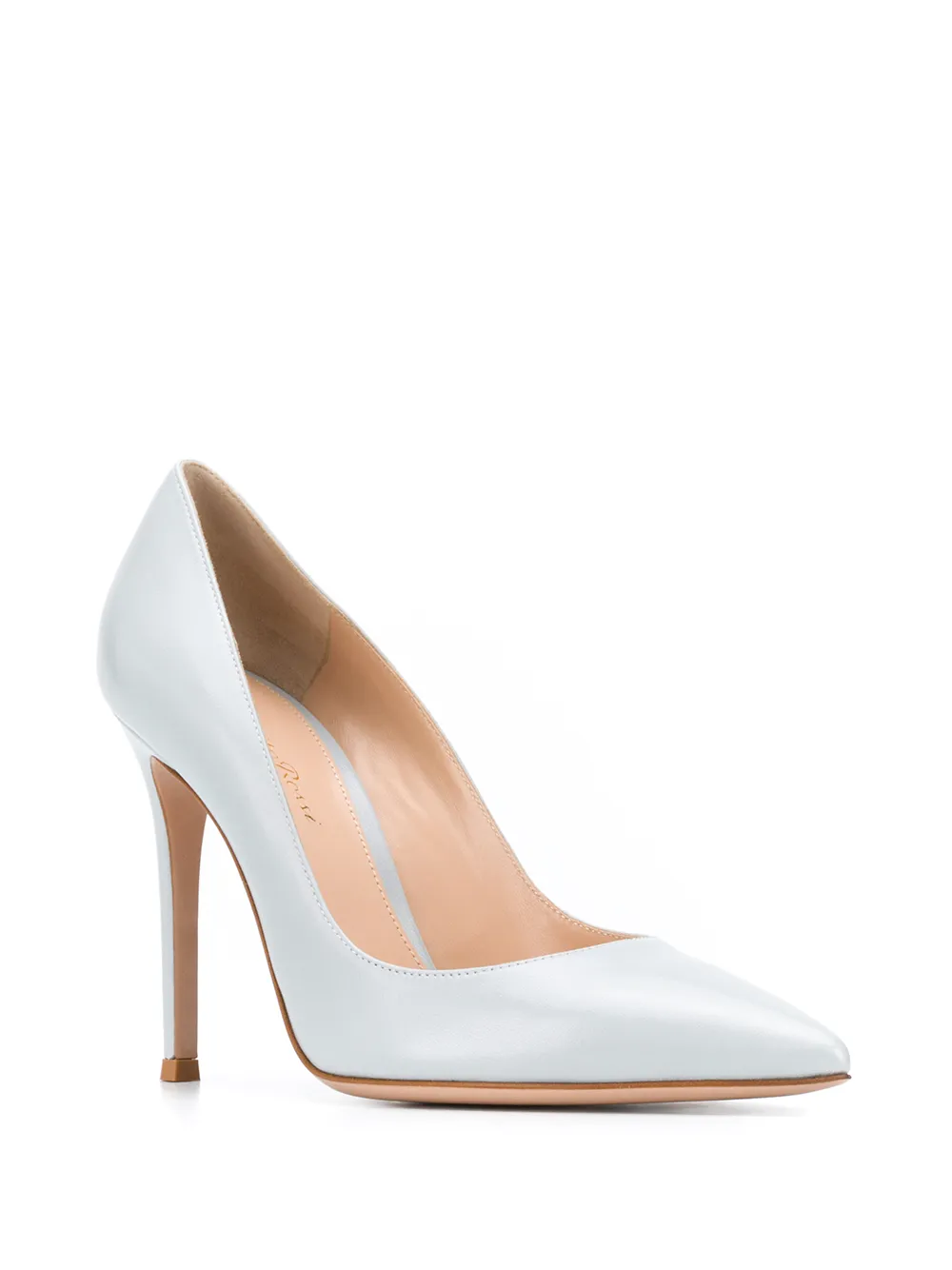 Gianvito Rossi 105 pointed pumps Blue