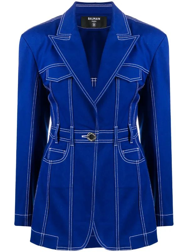 Oversized denim blazer Clearance