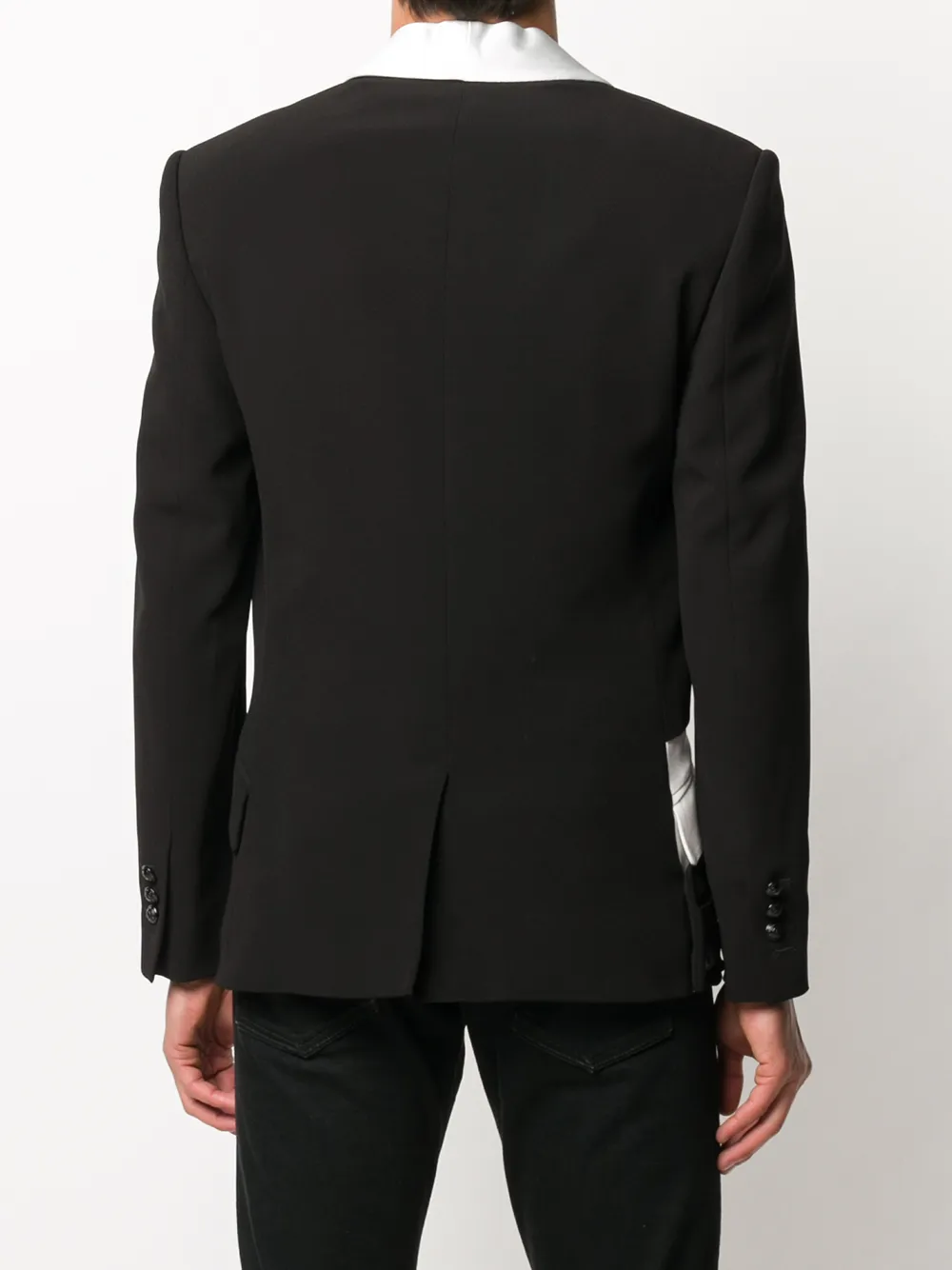 Balmain Gedrapeerd colbert Zwart