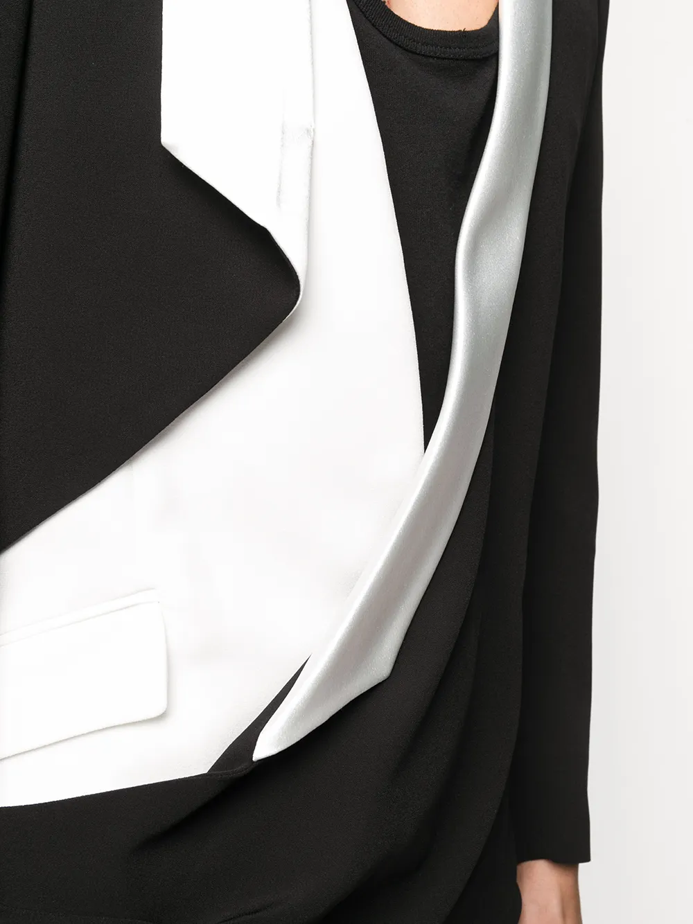 Balmain Gedrapeerd colbert Zwart