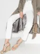 Aquazzura Deneuve 105mm wedge sandals