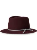 Maison Michel Andre collapsable trilby hat - Red