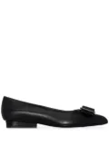Ferragamo Viva bow ballerina flats - Black