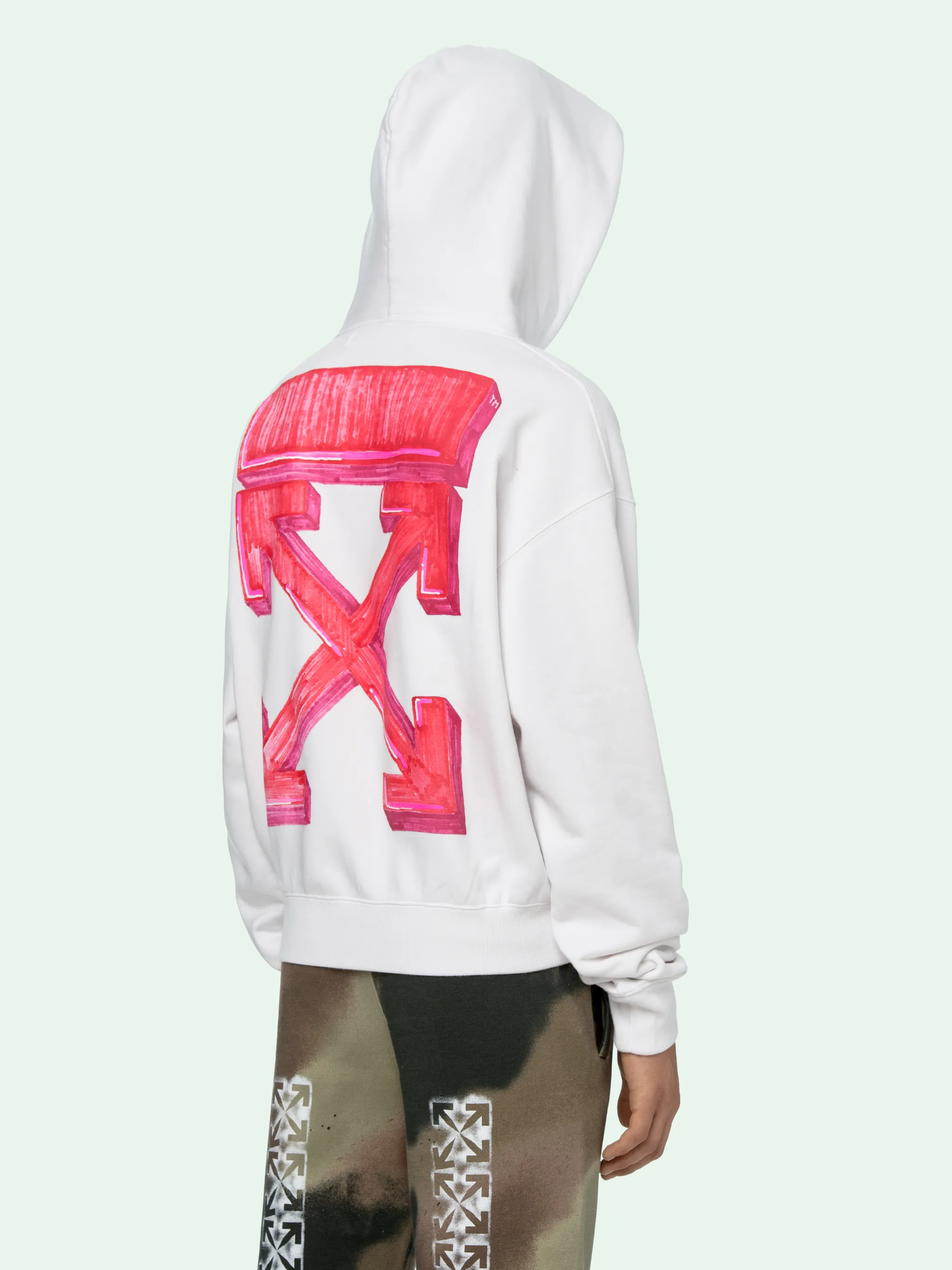 MARKER ARROWS OVER HOODIE | Off-White 