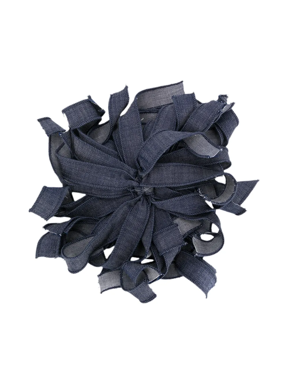 

Piccola Ludo denim floral brooch - Blue