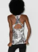adidas by Stella McCartney leopard-print workout tank top