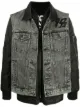 Image 1 of Diesel embroidered denim bomber jacket