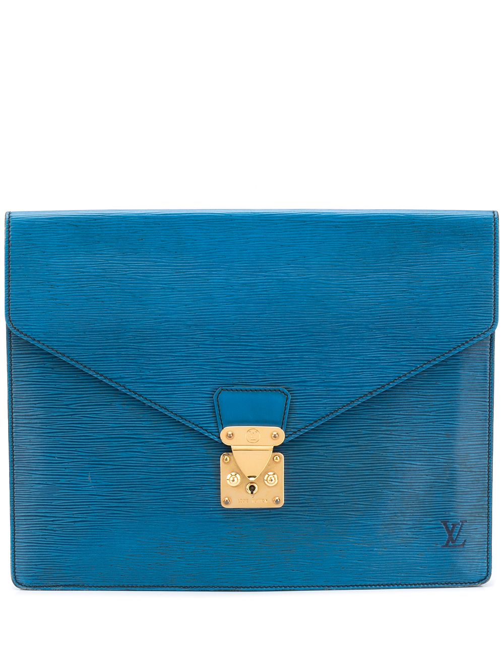 Pre-owned Louis Vuitton 1994  Aktentasche In Blue