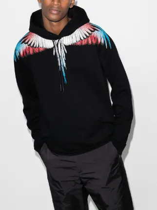 Wings print hoodie展示图