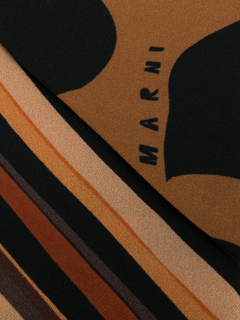 фото Marni узкий платок с графичным принтом