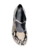 Marni snakeskin-effect platform ballerina shoes