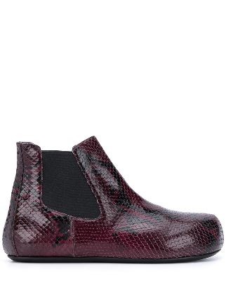 marni snakeskin boots