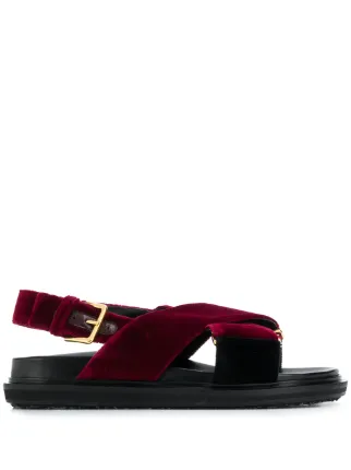 marni velvet sandals