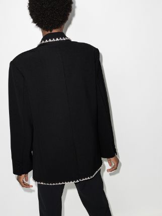 Crystal Embellished Oversized Blazer展示图