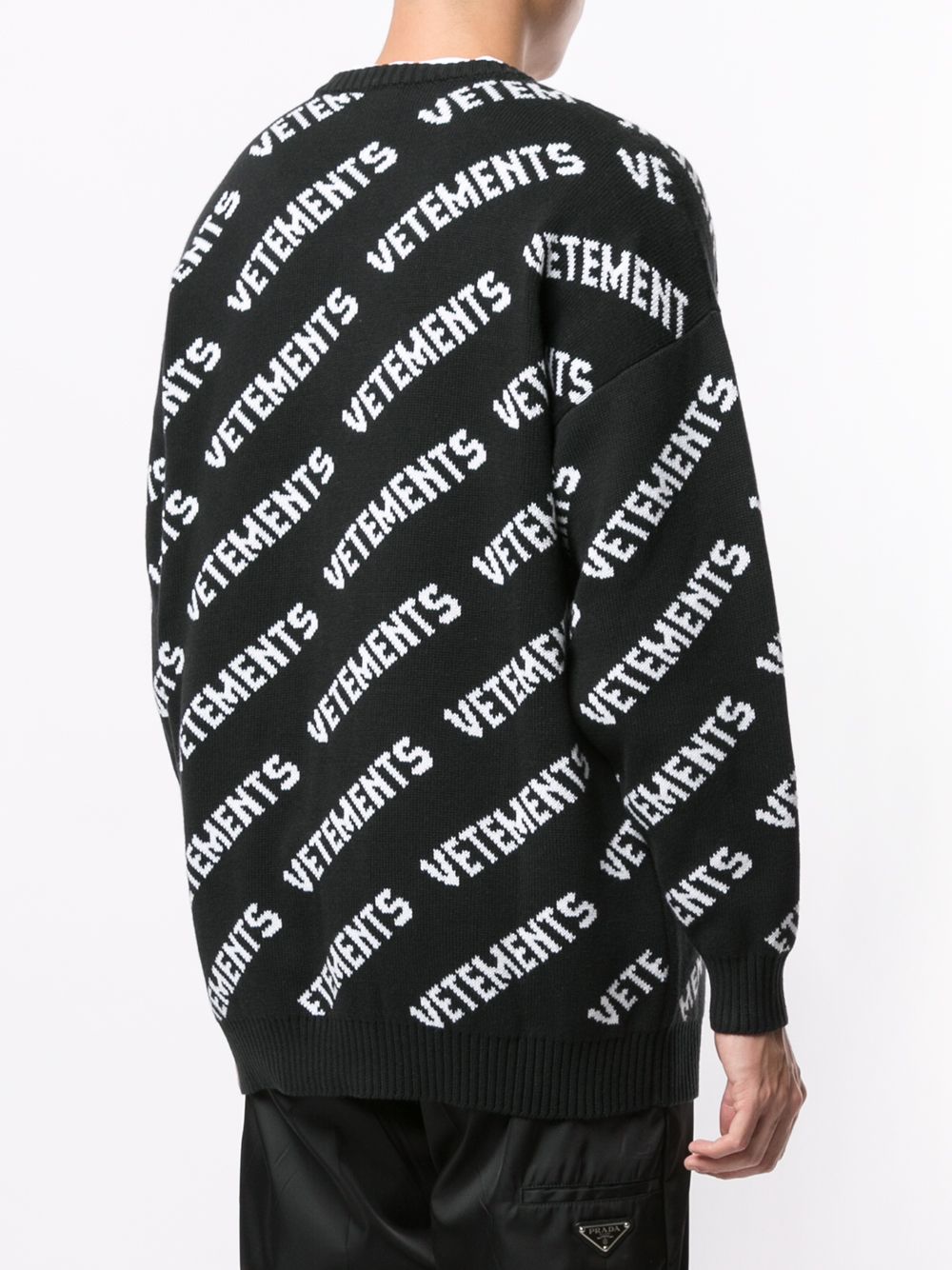 фото Vetements джемпер с логотипом