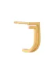 Hsu Jewellery double line curved earrings