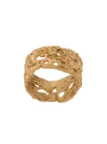 LOVENESS LEE Piloso textured ring - Gold
