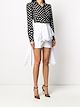 Alexander McQueen peplum lace-detail shorts
