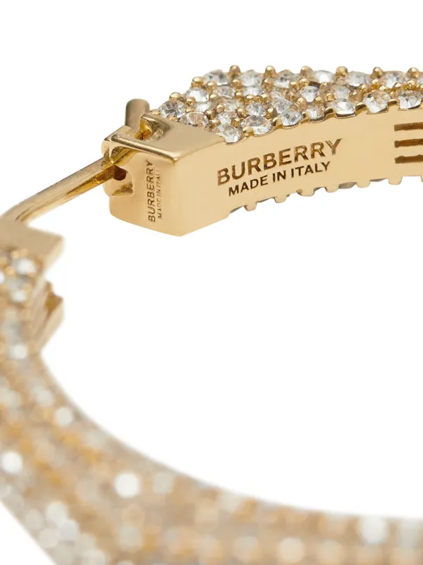 burberry hoop earrings