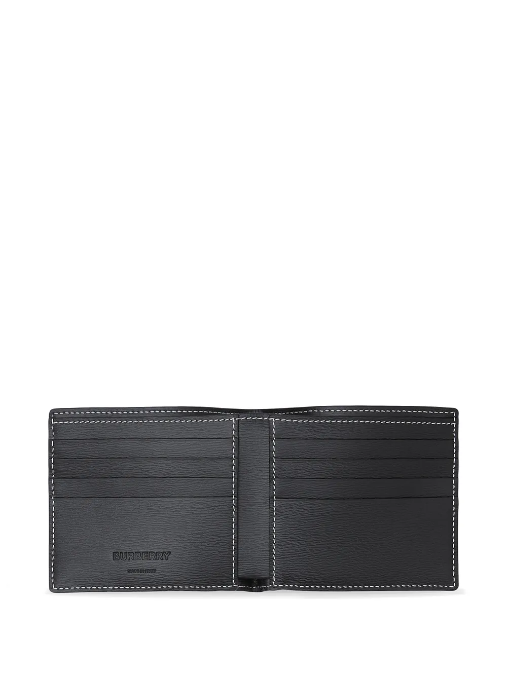 Burberry Portemonnee met logoprint Zwart
