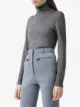 Burberry two-tone roll neck jumper