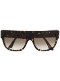 Thierry Lasry Kryptony square sunglasses - Brown