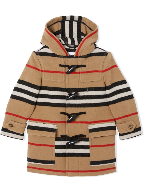 Burberry coat deals kids brown