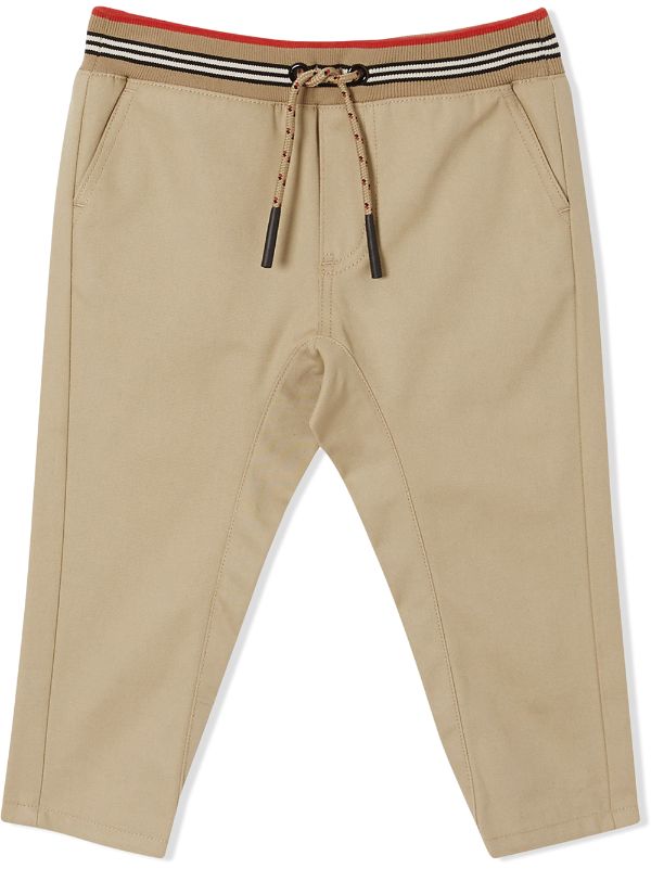 Burberry Kids drawstring trousers - FARFETCH